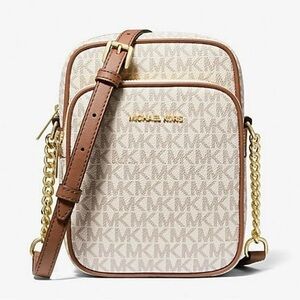 Michael Kors Jet Set Travel Medium Logo Crossbody Bag